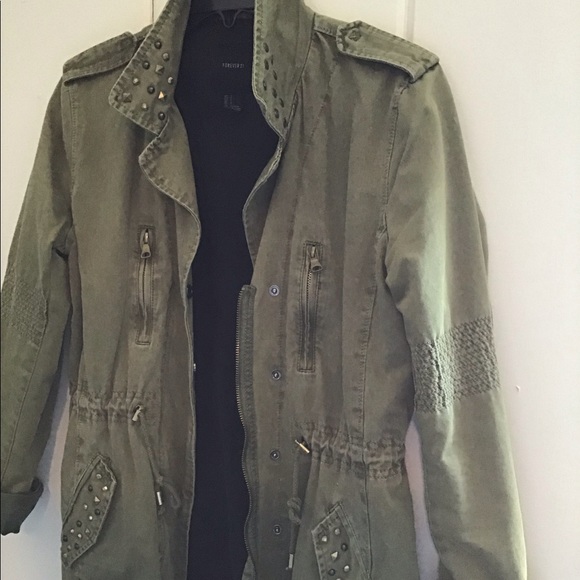 Forever 21 Trench size S - Picture 7 of 8